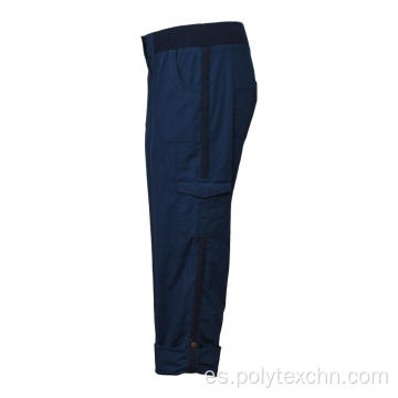 Pantalones de pantalón holgado cómodos con cordón informal